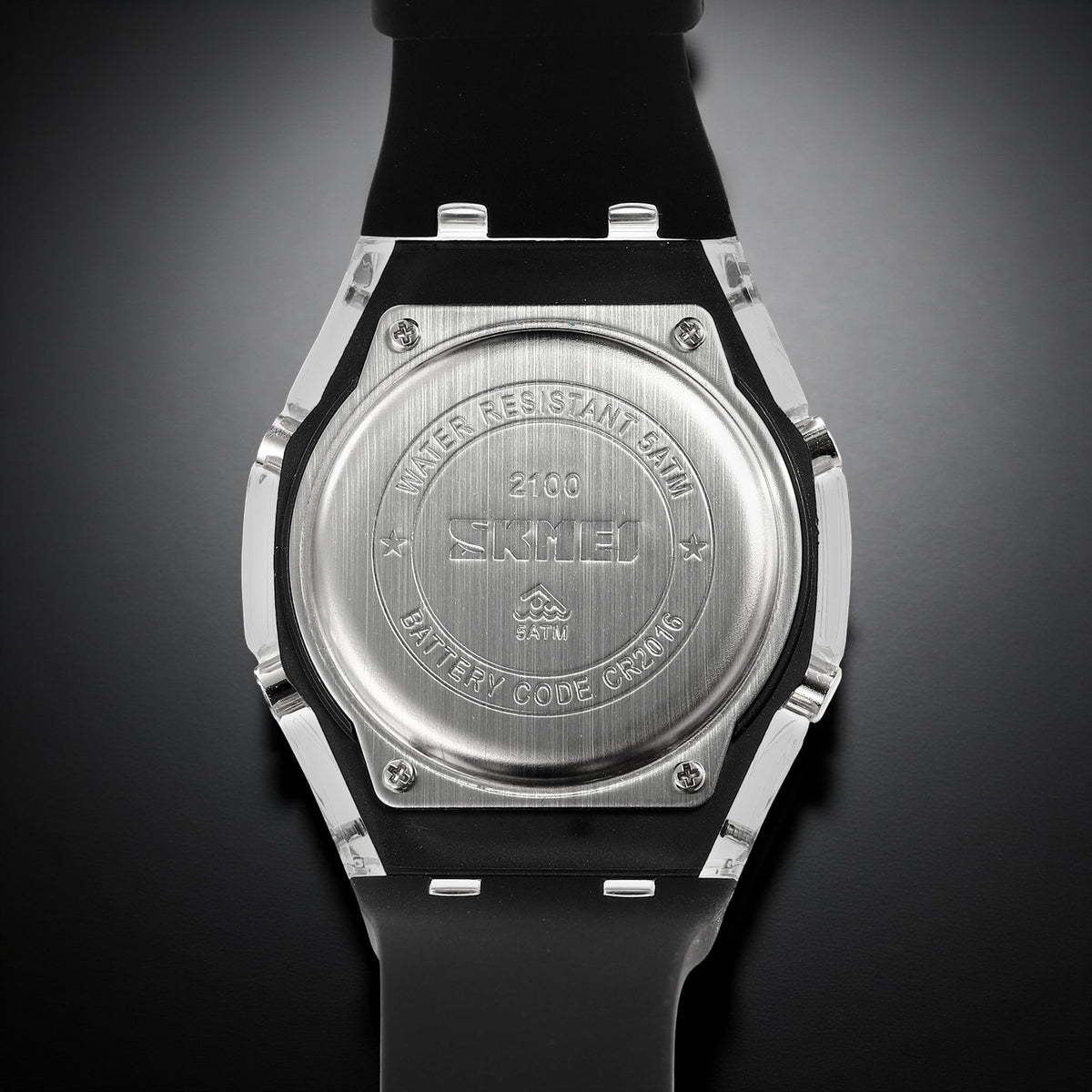 Analog-Digital Watch for Men with Black Silicone Strap and Round Dial for Casual & Formal Wear