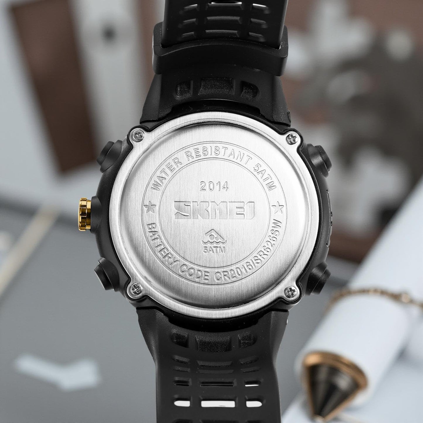 Premium Rugged Sports Watch Dual Display Tactical Wristwatch