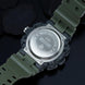 Analog-Digital Watch for Men with Army Green Silicone Strap and Round Dial for Casual & Formal Wear