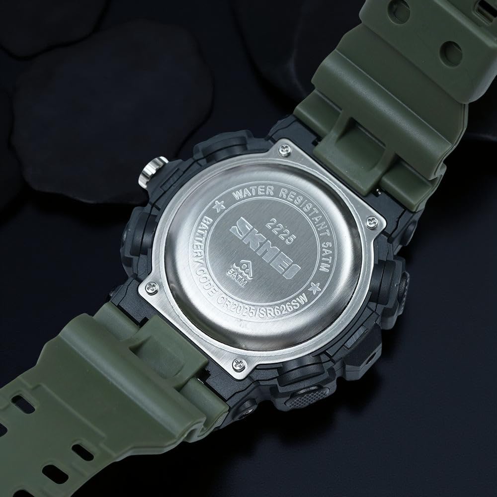 Premium Analog Digital Sports Watch for Men with Rugged Outdoor Design and Multi Function Display