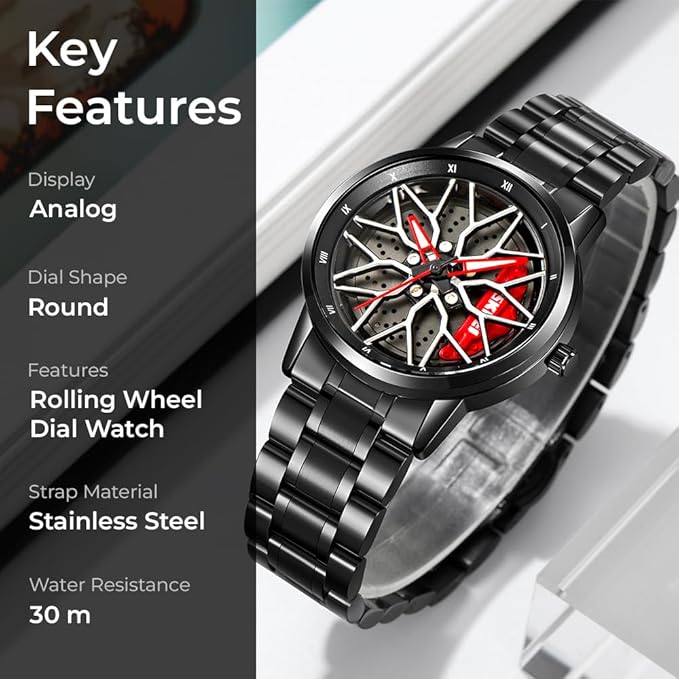 Luxury Skeleton Dial Analog Watch for Men with Premium Metal Strap and Stylish Designer Look