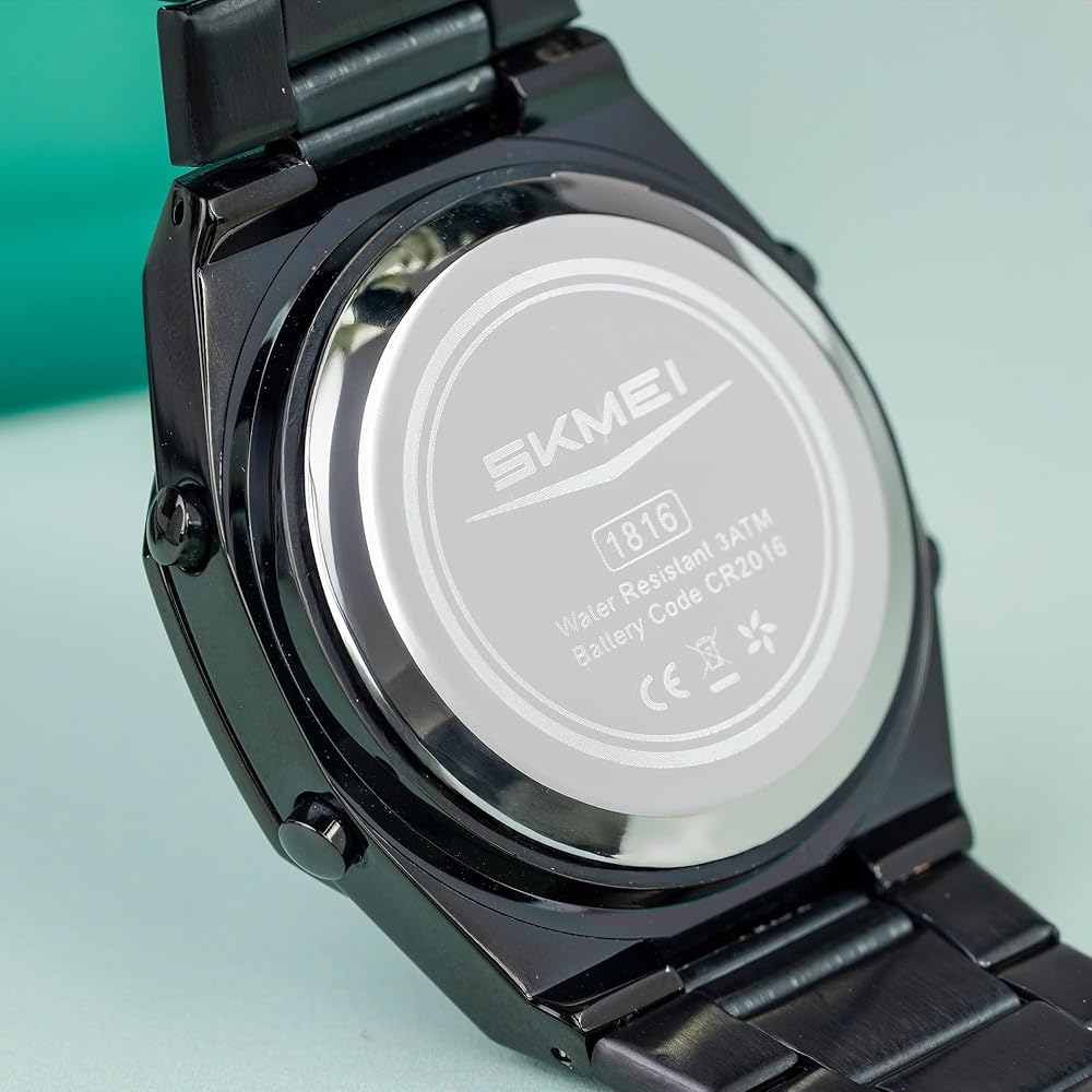 Analog Watch Dual-Display Electronic Watch with Luminous 30M Waterproof Watch Fashion Multifunctional Sports Watch for Men