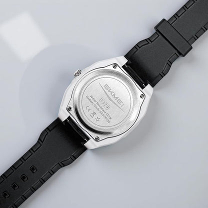 Minimalist Analog Wrist Watch with Textured Strap for men