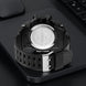 Digital Watch for Men with Black Silicone Strap and Round Dial for Casual & Formal Wear