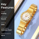 Wrist Watch for Men & Women with Classic Durable Strap and Round Dial for Casual & Formal Wear