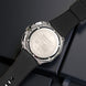 Analog Watch for Men with Black Silicone Strap and Round Dial for Casual & Formal Wear