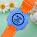 Digital Watch for Kids with Orange Polyurethane Strap and Round Dial for Casual & Formal Wear