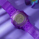 Digital Watch for Kids with Purple Polyurethane Strap and Round Dial for Casual & Formal Wear