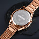 Digital Watch for Men with Rose Gold Stainless Steel Strap and Round Dial for Casual & Formal Wear