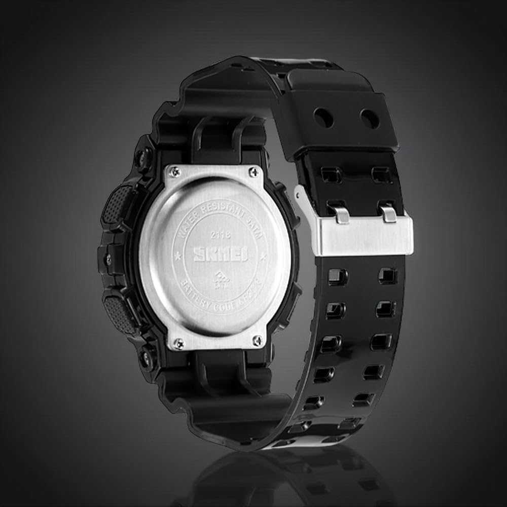 Premium Tactical Chronograph Rugged Analog & Digital Sports Watch