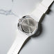 Analog Watch for Men with White Silicone Strap and Round Dial for Casual & Formal Wear