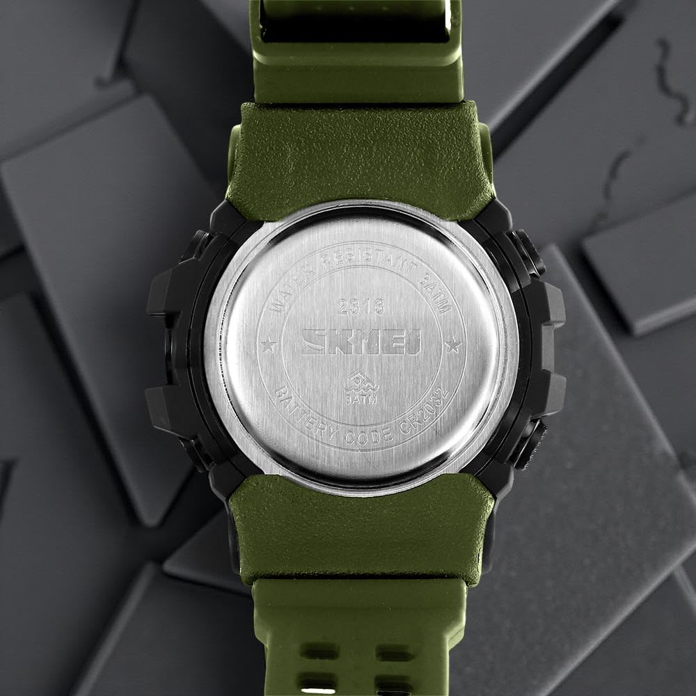 Outdoor Digital Sports Watch with Vibration Alert for men