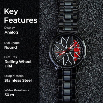 Premium Motorsport Rim Inspired Wristwatch