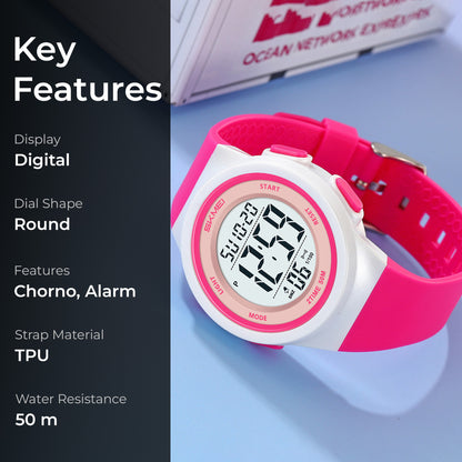 Skmei Digital Dial TPU Strap Watch for Kids - 2286
