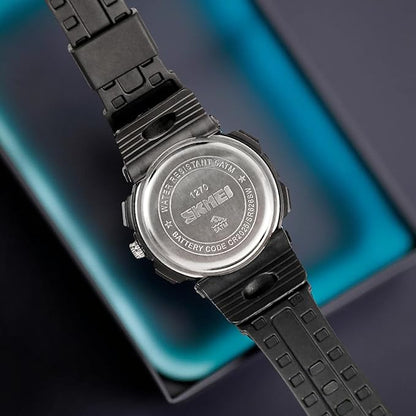 Premium Analog Digital Sports Watch for Men with Dual Display Alarm LED Light and Durable Strap