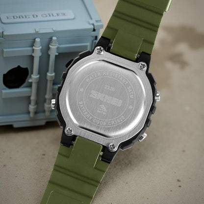 Classic Digital Watch for Men and Boys with Retro Style Display and Comfortable Strap