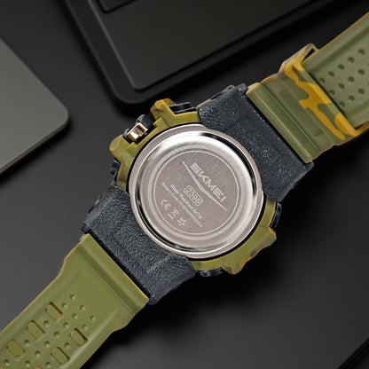 Rugged Dual Display Sports Watch for Outdoor Adventures for men