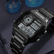 Digital Watch for Men with Black Stainless Steel Strap and Round Dial for Casual & Formal Wear