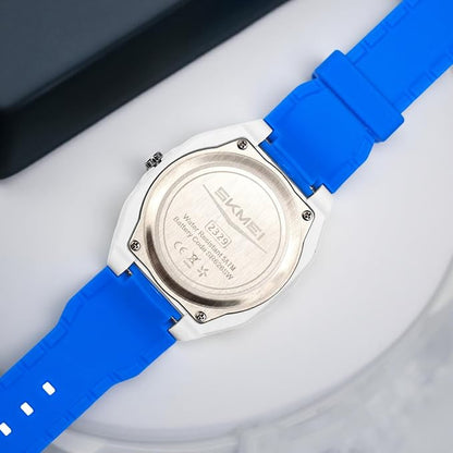 Minimalist Analog Wrist Watch with Textured Strap for men