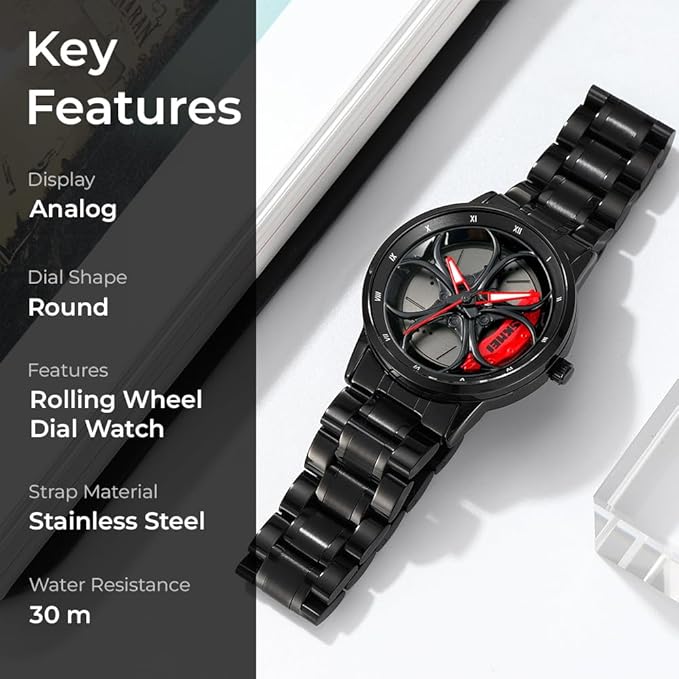 Luxury Skeleton Dial Analog Watch for Men with Premium Metal Strap and Stylish Designer Look