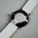 Analog Watch for Men with White Silicone Strap and Round Dial for Casual & Formal Wear