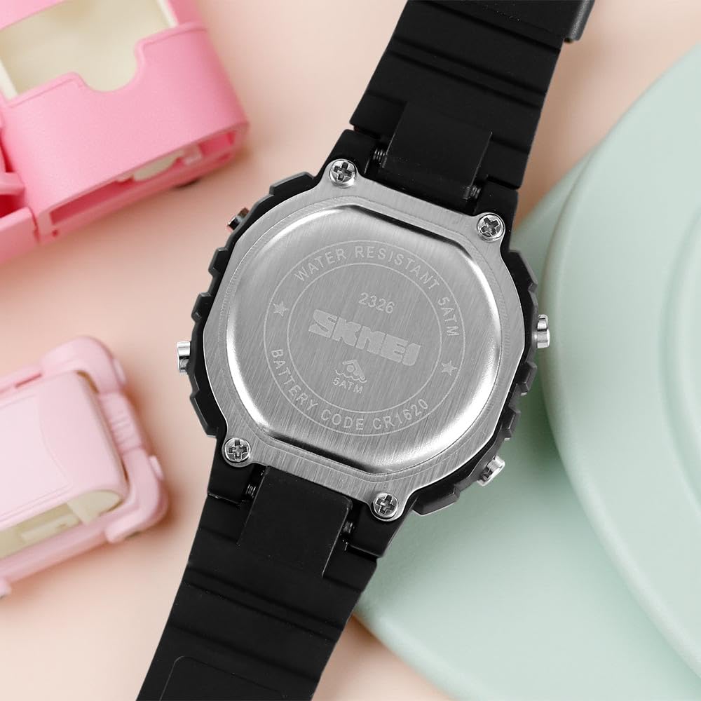 Classic Digital Watch for Men and Boys with Retro Style Display and Comfortable Strap