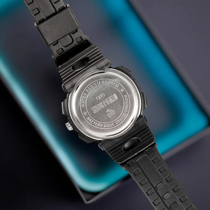 Premium Analog Digital Sports Watch for Men with Dual Display Alarm LED Light and Durable Strap