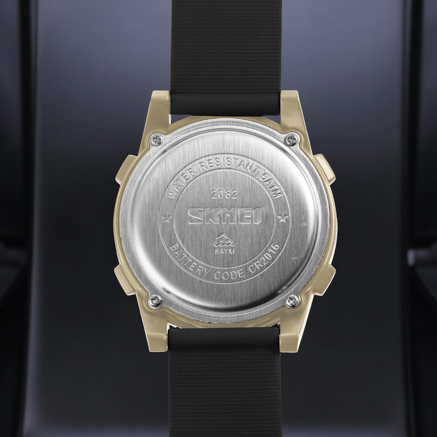 Rugged Digital Sports Wristwatch with Flexible Strap for men