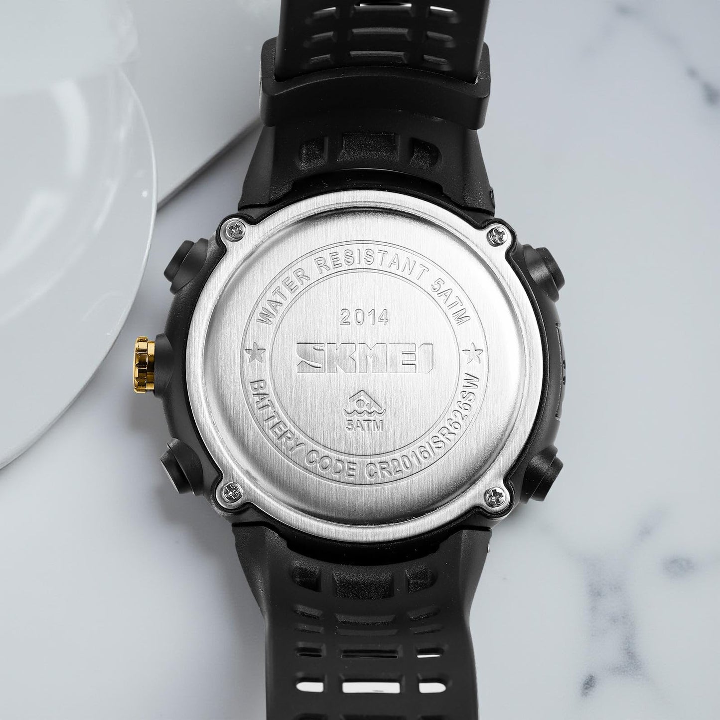 Premium Rugged Sports Watch Dual Display Tactical Wristwatch