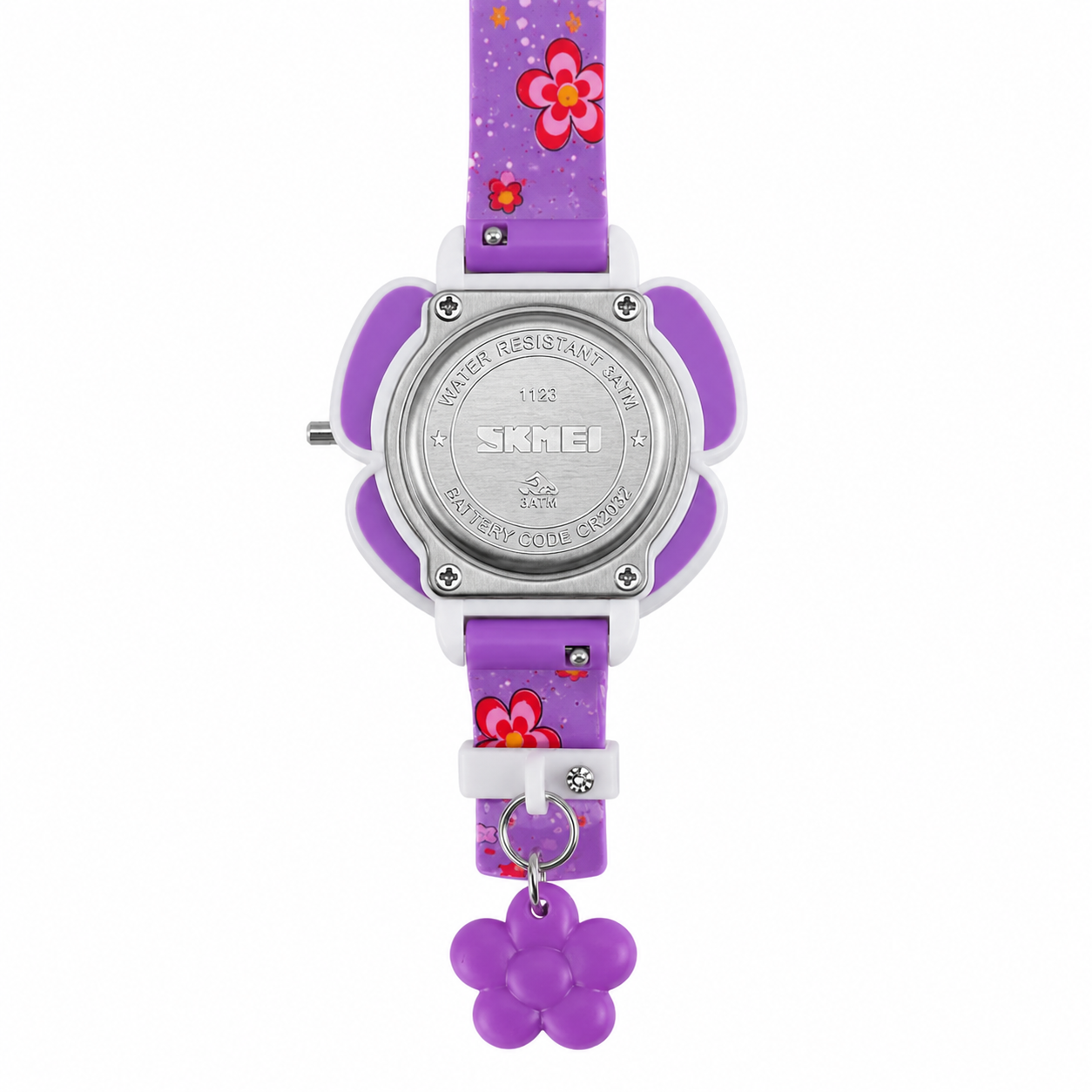 Floral Design Digital Wrist Watch for Kids