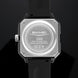 Rolling Watch for Men with Black Silicone Strap and Round Dial for Casual & Formal Wear