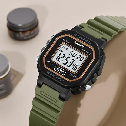 Classic Digital Watch for Men and Boys with Retro Style Display and Comfortable Strap