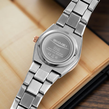 Elegant Crystal Accent Analog Watch for Women