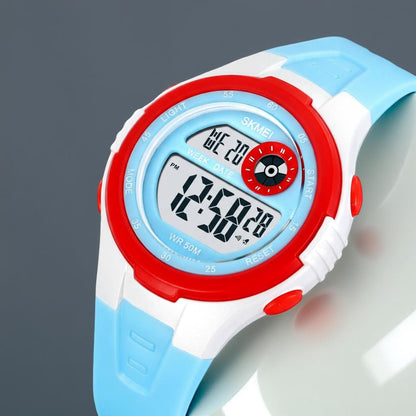 Digital Sports Wrist Watch with Alarm and Chronograph for kids