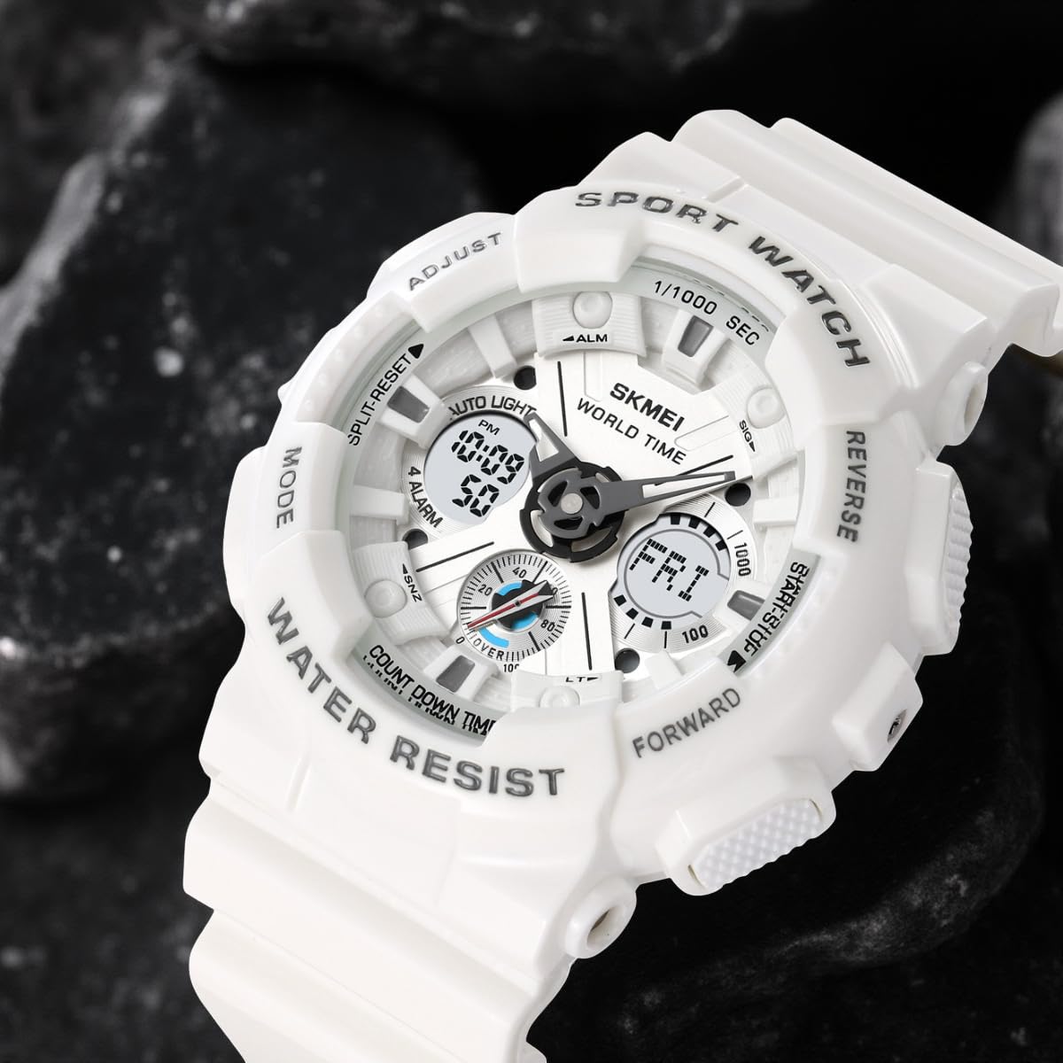 Premium Tactical Chronograph Rugged Analog & Digital Sports Watch