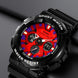 Analog-Digital Watch for Men with Black Silicone Strap and Round Dial for Casual & Formal Wear