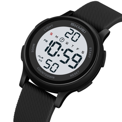 Skmei Digital Dial Silica Gel Strap Watch for Kids - 2427