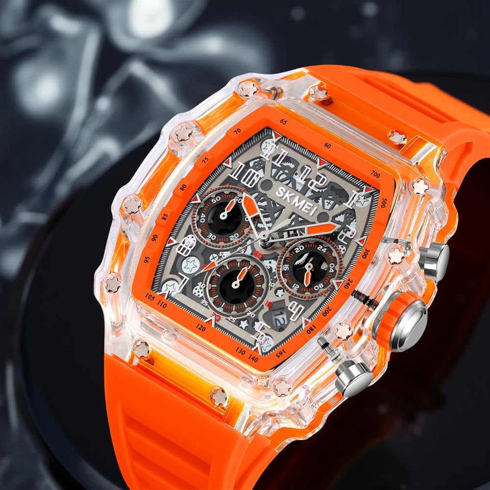 Luxury Skeleton Dial Wrist Watch for men