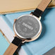 Analog Watch for Women with White Leather Strap and Round Dial for Casual & Formal Wear