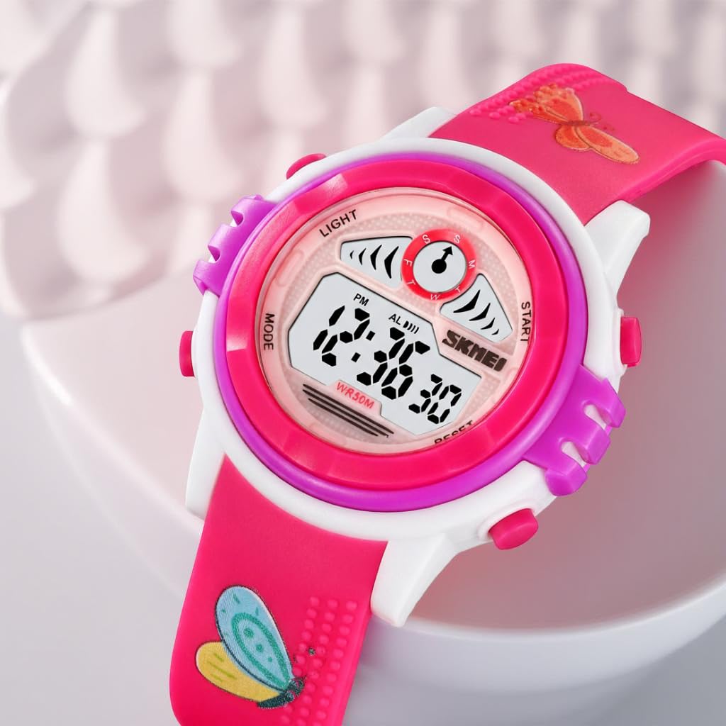 Cute Digital Watch for Kids with Colorful Design and Comfortable Everyday Strap