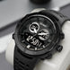 Analog-Digital Watch for Men with Black Black Polyurethane Strap and Round Dial for Casual & Formal Wear
