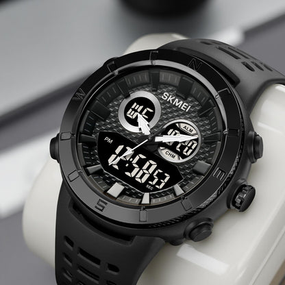 Premium Rugged Sports Watch Dual Display Tactical Wristwatch