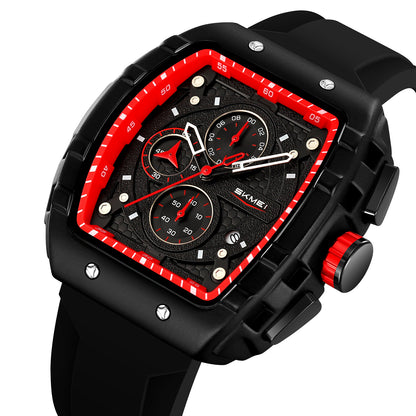 Skmei Quartz Analog Dial Silica Gel Strap Watch for Men - 9341