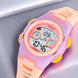 Digital Watch for Kids with Pink Polyurethane Strap and Round Dial for Casual & Formal Wear