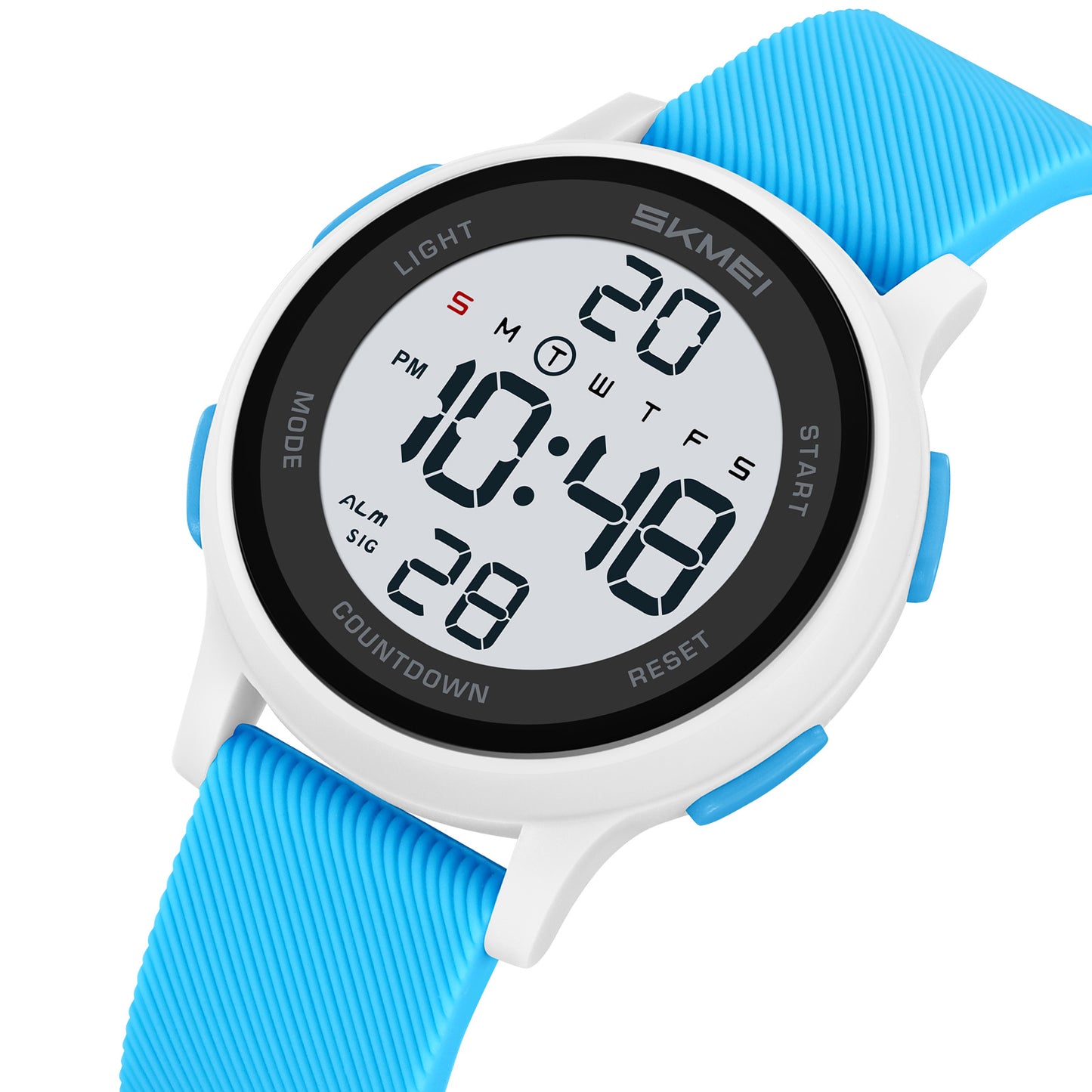 Skmei Digital Dial Silica Gel Strap Watch for Kids - 2427