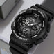 Analog-Digital Watch for Men with Black Silicone Strap and Round Dial for Casual & Formal Wear