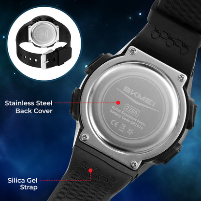 Skmei Digital Dial TPU Strap Watch for Kids - 2286