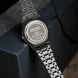 Rolling Watch for Men with Black Stainless Steel Strap and Round Dial for Casual & Formal Wear