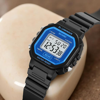 Classic Digital Watch for Men and Boys with Retro Style Display and Comfortable Strap
