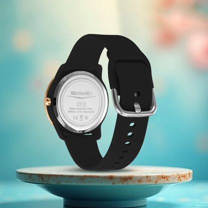 Skmei Quartz Analog Dial Silica Gel Strap Watch for Women - 2319